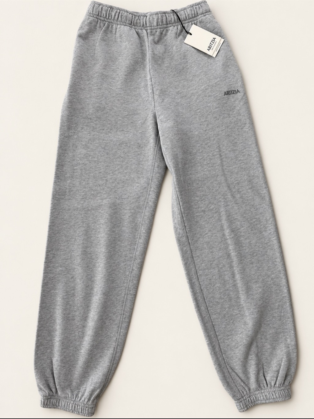 Aritzia Sweatfleece Terry Fleece Mega Jogger – Heather Chrome – 2XS – NWT - Picture 6 of 7